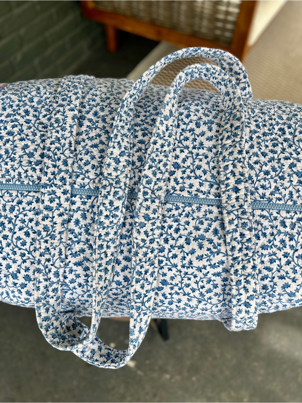 Vera Bradley Delft XL Duffel Bag - Picture 4 of 7